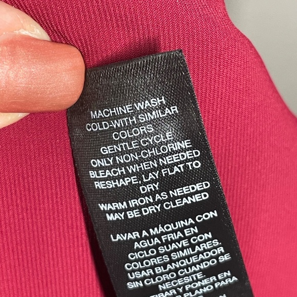 NEW White House Black Market Dress Womens 6 red pencil cocktail sheath classic - Picture 7 of 10